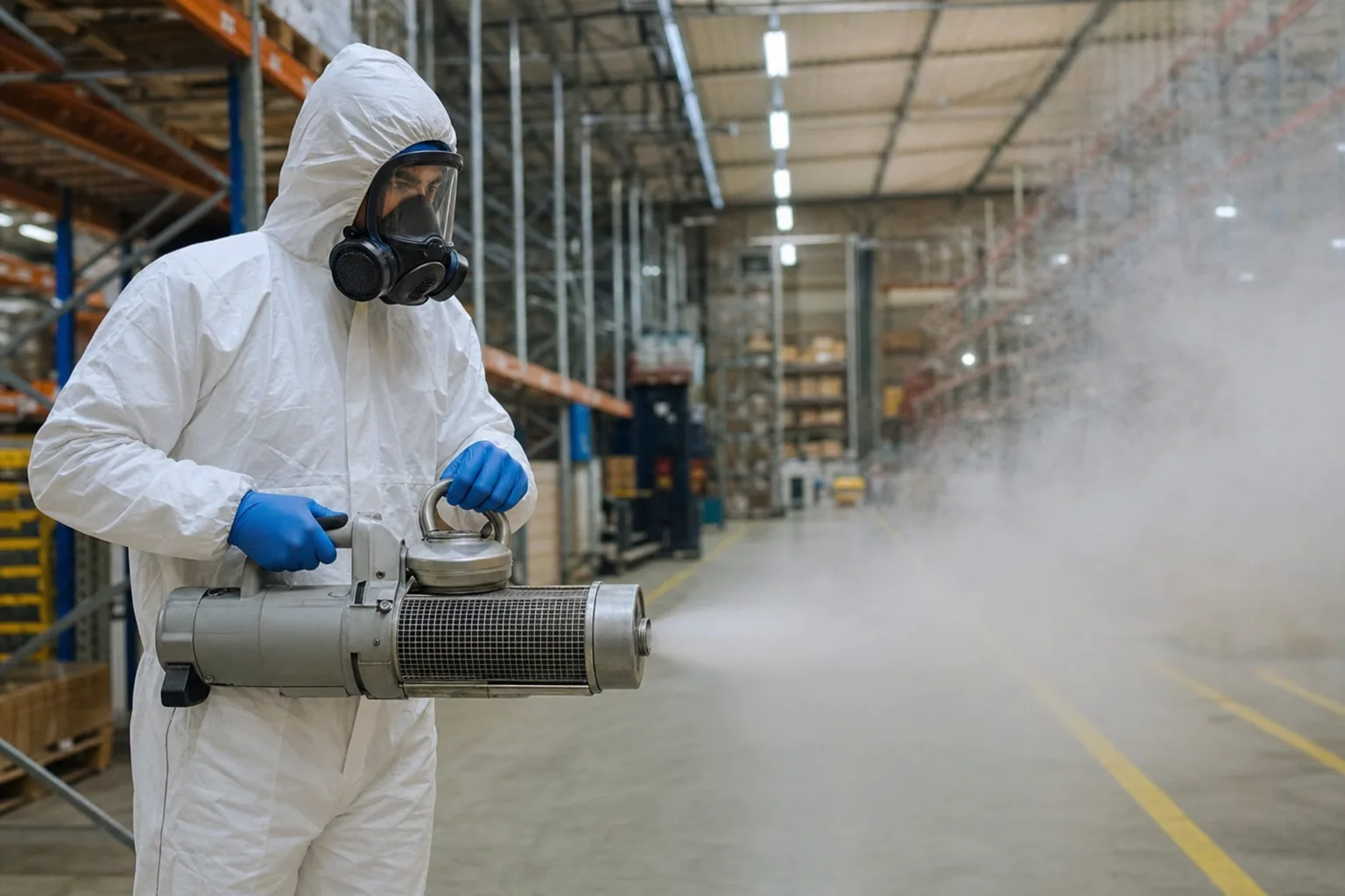 Nebulización ULV en una cocina profesional
